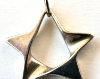 Georg Jensen Denmark Sterling Silver Star Pendant 178 Signed & Hallmarked (4.6 Grams)
Lot #: 18