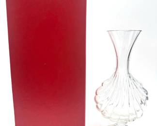 Baccarat Crystal Fan Vase Purchased In Paris In Original Box, France
Lot #: 34