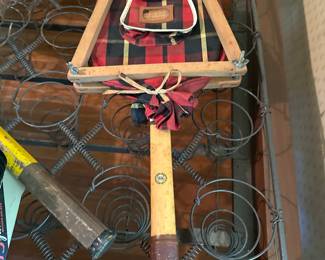 Vintage tennis rack