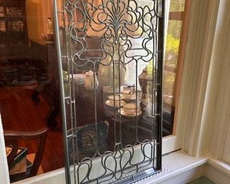 Leaded glass window