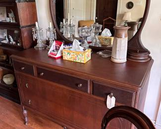 1930s dresser and mirror