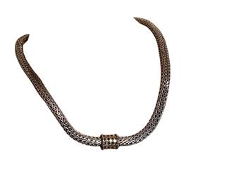 John Hardy Sterling & Gold Necklace