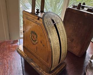 Antique postage scale