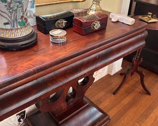 Flip top game table