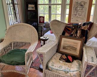 Antique wicker