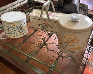 Antique tins