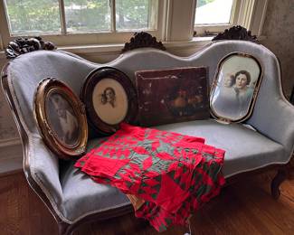 Victorian settee
