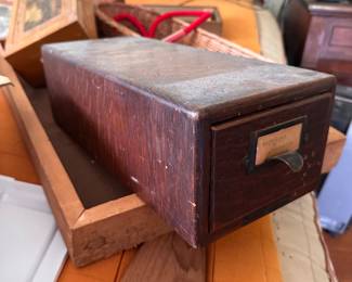 Wooden library file