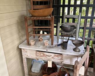 Porcelain top kitchen table