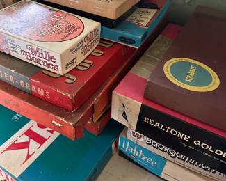 Vintage board games