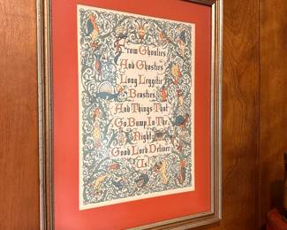 Needlepoint sampler