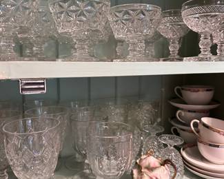 Pressed glass collection