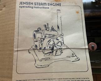 Jensen steam engine instructions