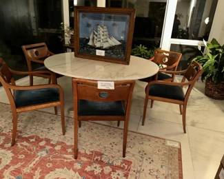Chairs only.  Family keeping round table