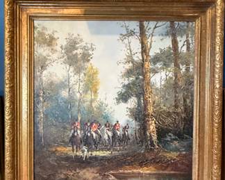 “Fox Hunt” Oil Painting by Carl Hayden