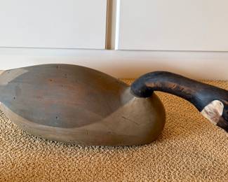 Antique Hand Carved and Painted Goose Decoy