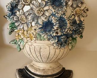 Vintage Daisy Bowl Door Stop