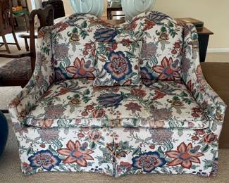 Vintage Custom Upholstered Loveseat
