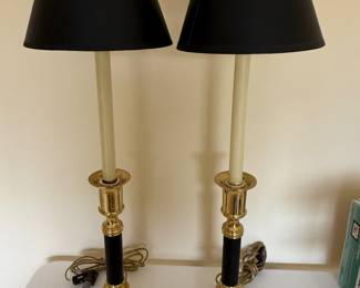 Vintage Candlestick Base Lamps