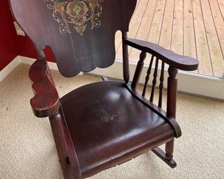 Antique Wooden Rocking Chair