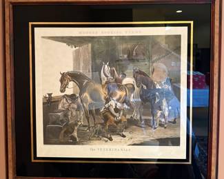 F. C. Turner “the Veterinarian” Hand Colored Etching