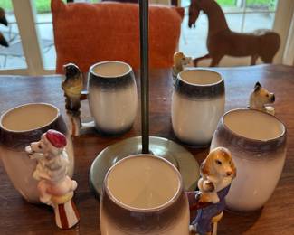 Vintage Enesco “Barhounds” Mug Collection