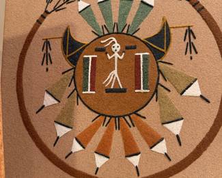 Vintage Native American Sand Art