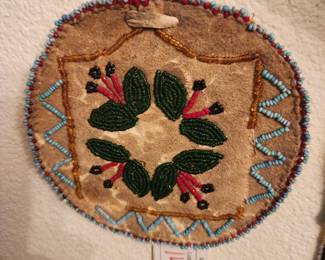 Handmade Native American Leather Piece.