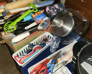 Lots of Utensils.