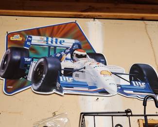 Miller Lite Advertising Sign.