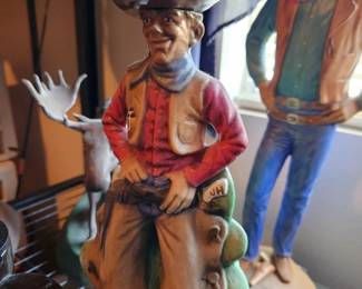 Vintage Ceramic Cowboy Figurine.