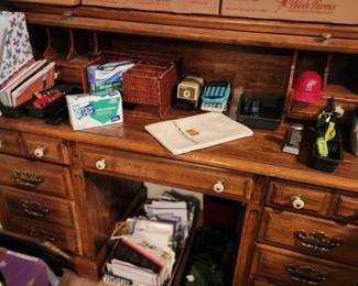 Vintage Roll Top Desk.