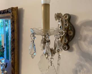 Crystal sconce 1 of 2