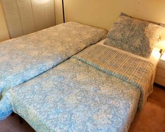 Twin beds also convert to bunk beds