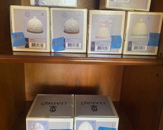 Lladro bells and Easter eggs