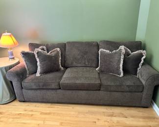 Hickory White (Made in USA) Three Cushion Sofa in Pristine Condition.
