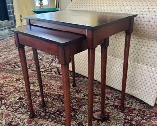 Beautiful Bombay & Co. Nesting Tablesm 19"W x 14.5"D x 23.5"H (Largest Table).