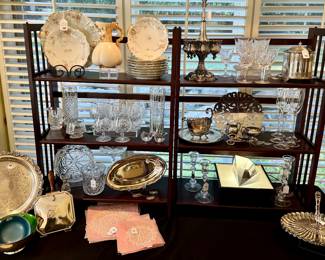 Wonderful Selection of Sterling, Silver Plate, Crystal and Bone China Available!