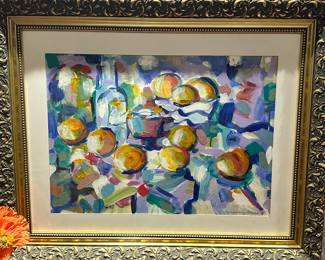 Beautifully Framed Artwork Signed by Local Artist, Rosemary Hayes.