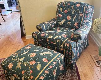Two Lovely Sherrill Furniture Co Lounge Chairs Available, 31"W x 34"D x 31"H.