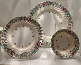 Beautiful Minton "Printemps" China (88 pc Set).