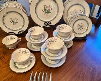 Beautiful Old Ivory "Syracuse" China Set Available.
