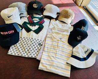 Jaw Dropping Selection of Men's Golf Shirts and Hats Available!