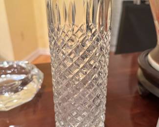 Vintage Limited Edition Lord and Taylor 8" Crystal Vase.