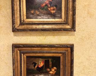 Beautiful Borofsky Signed Oil on Canvas Framed Art.