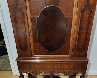 Antique Art Deco China/Armoire/Linen Cabinet