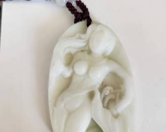 Jade Mermaid Pendant.