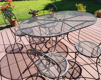 Wrough Iron Garden Set. 