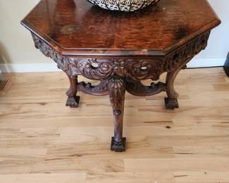 Antique CarvedTable. 