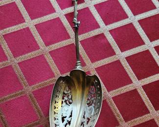 Antique Sugar Sifter - Sterling Silver. 
